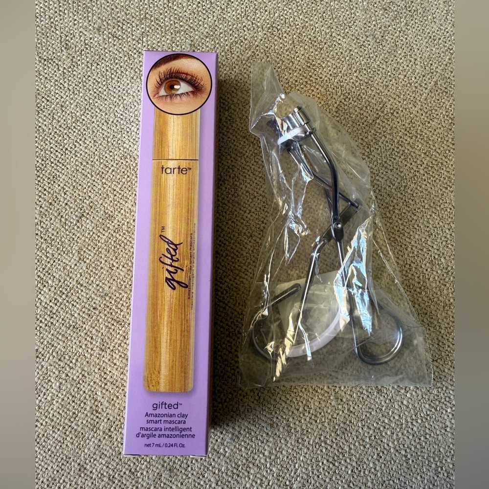 NEW Tarte Full Size Gifted Mascara and Eyelash Curler Bundle